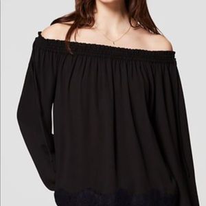New  Loft off shoulder  blouse size M